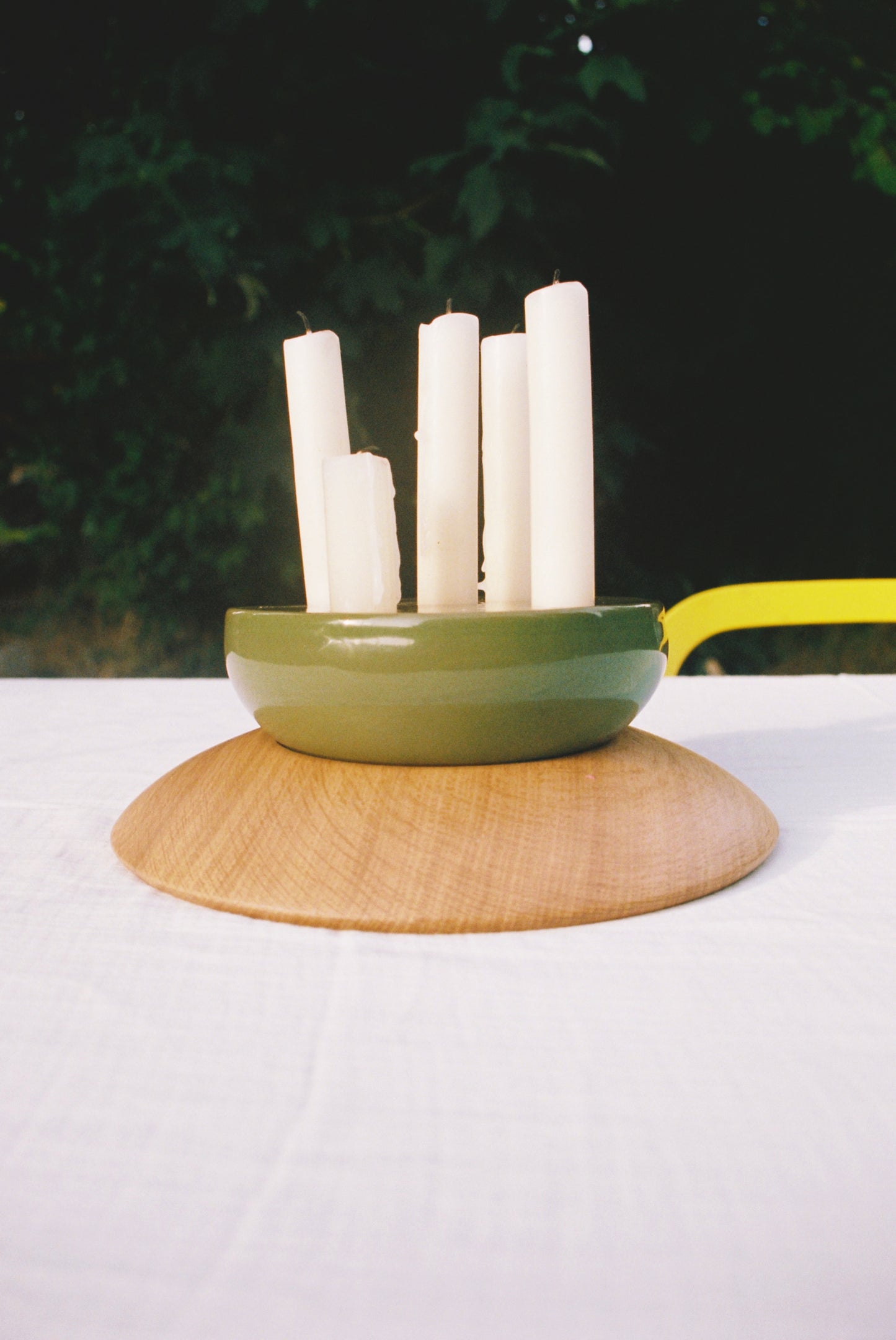 Maar candle holder